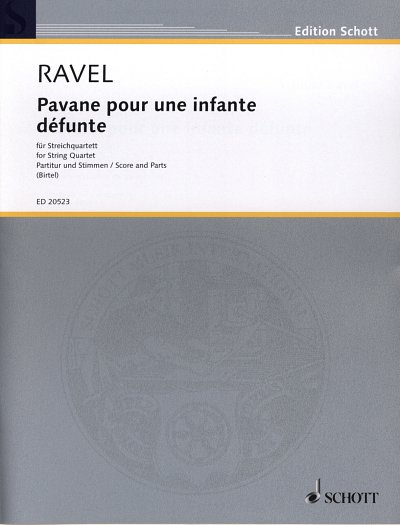 M. Ravel: Pavane pour une infante défunte , 2VlVaVc (Pa+St)