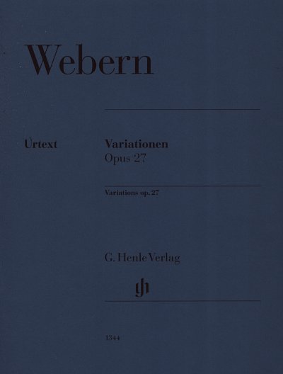 A. Webern: Variationen op. 27, Klav