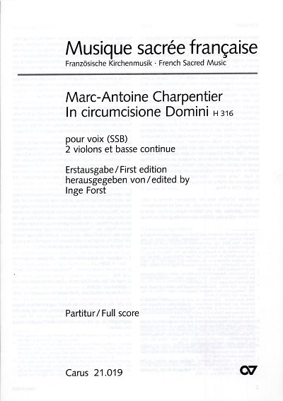M. Charpentier: In circumsione Domini H 316