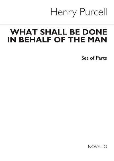 H. Purcell: What Shall Be Done In Behalf Of The Man