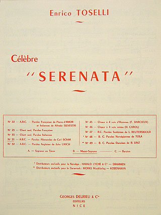 E. Toselli: Serenata Op.6 (Bu)