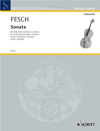 DL: W. de Fesch: Sonata, VcKlav
