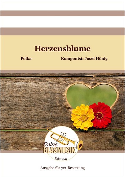 J. Hönig: Herzensblume, Blech6Schl (Pa+St)