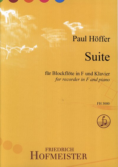 P. Höffer: Suite für Blockflöte in F und Klavier