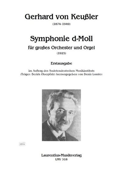 G. von Keußler: Symphonie d-Moll für großes, OrgOrch (Part.)
