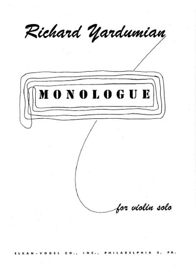 Y. Richard: Monologue, Viol