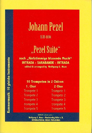 J.C. Pezel: Pezel Suite Nach Fuenstimmige Blasende Musik
