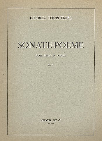 C. Tournemire: Sonate Poeme Op65, VlKlav (Bu)