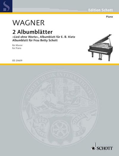 DL: R. Wagner: 2 Albumblätter, Klav