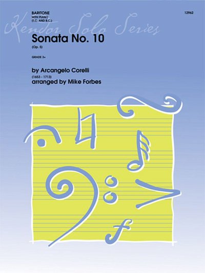 A. Corelli: Sonata No. 10 Op. 5, GesBrKlav