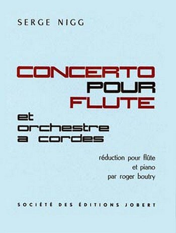 Concerto Pour Flûte, FlOrch (Pa+St)
