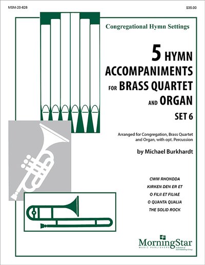 M. Burkhardt: 5 Hymn Accompaniments for Brass Quarte (Pa+St)