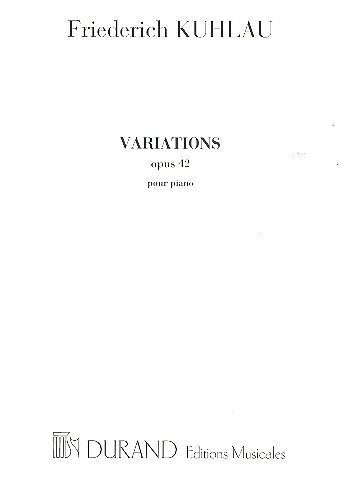 F. Kuhlau: Variations Piano , Klav