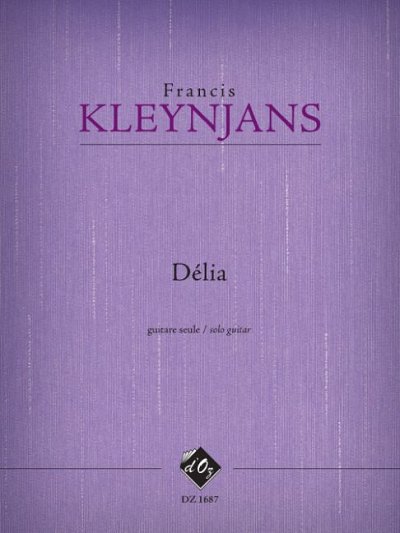 F. Kleynjans: Délia, opus 272, Git