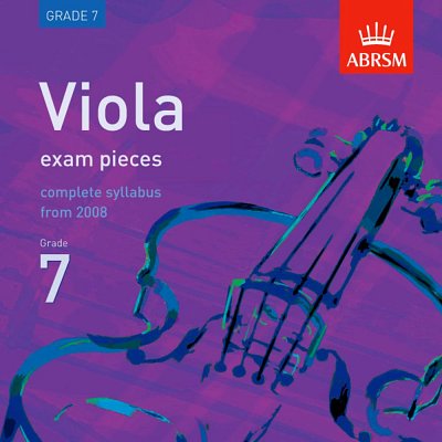 Viola exam pieces, complete syllabus from 2008