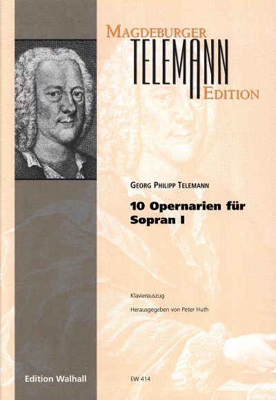 G.P. Telemann: Opernarien - Sopran 1 Magdeburger Telemann Ed