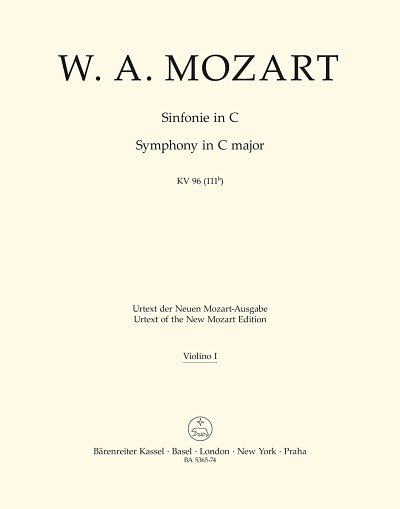 W.A. Mozart: Sinfonie C-Dur KV 96 (111b)
