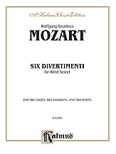 DL: W.A. Mozart: Six Divertimenti, HolzEns (Pa+St)