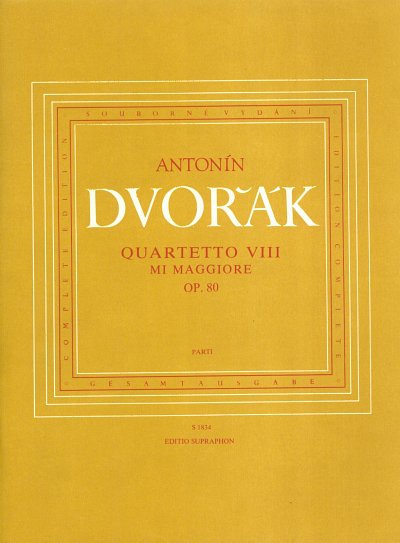 A. Dvorak: Streichquartett Nr. 8 E-Dur op. 8, 4Str (OStsatz)