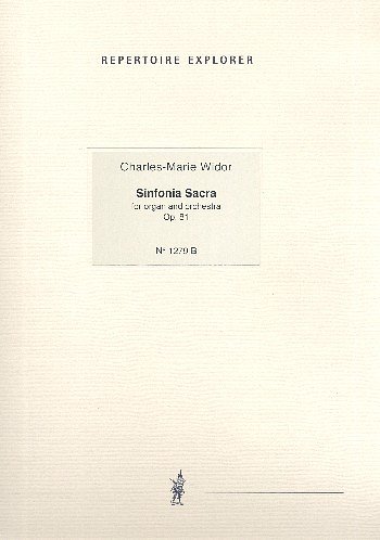 Sinfonia sacra op.81, OrgOrch