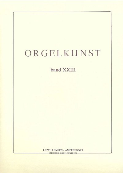 Orgelkunst 23, Org