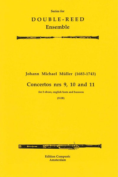 Mueller Johann Michael: 3 Concertos Nr 9 10 11 Series Foe Do