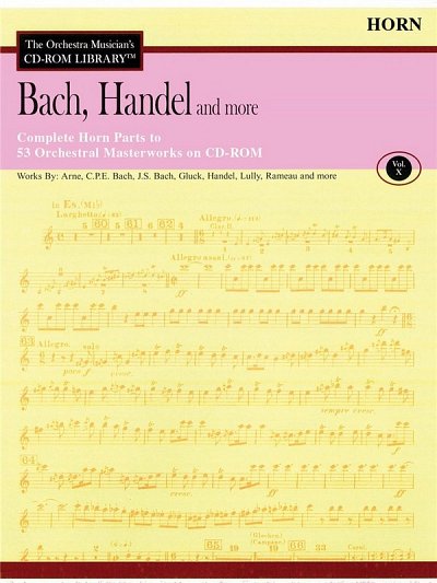 Bach, Handel and More - Volume 10, Hrn (CD-ROM)