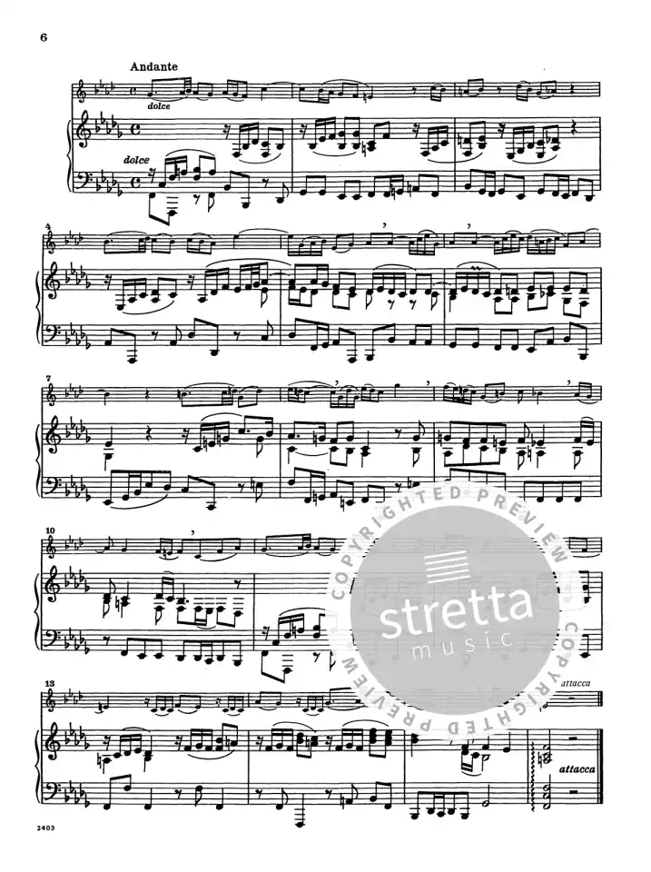 G.P. Telemann: Sonate B-moll, HrnKlav (KlavpaSt) (3)