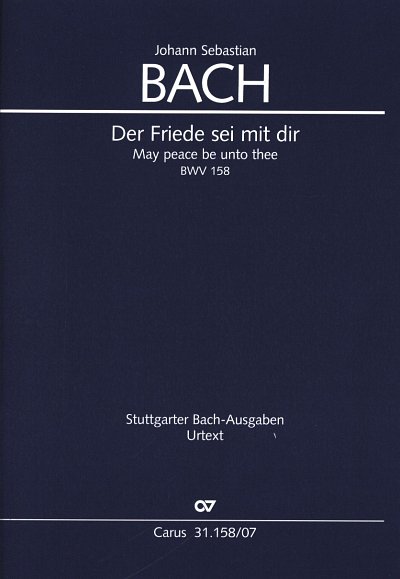 AQ: J.S. Bach: Der Friede sei mit dir BWV 15, 2GesG (B-Ware)
