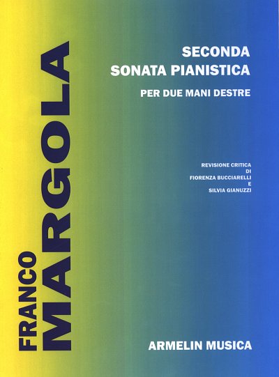 F. Margola: Seconda Sonata Pianistica Per Due Mani Des, Klav