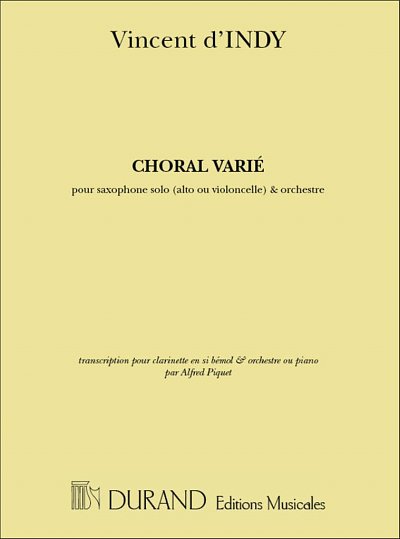 V. d'Indy: Choral Varié Opus 55