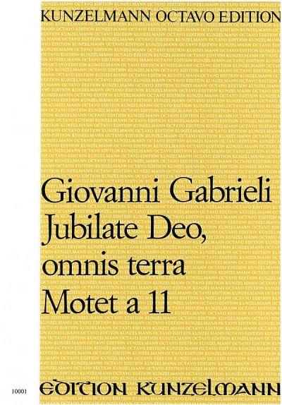G. Gabrieli: Jubilate Deo, omnis terra, GchBlasOrg (Part.)