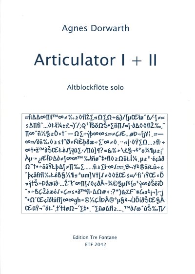 A. Dorwarth: Articulator I + II, Ablf