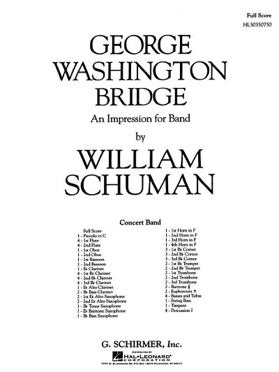 W.H. Schuman: George Washington Bridge