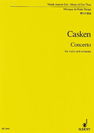 J. Casken: Violin Concerto