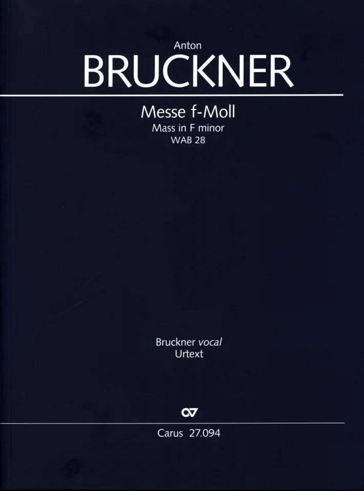 A. Bruckner: Messe f-Moll, 4GesGchOrch (Part) (0)