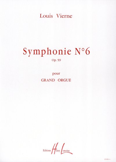 L. Vierne: Symphonie n°6 Op.59, Org