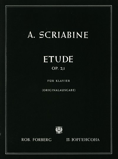 A. Skrjabin: Etude, op.2,1, Klav