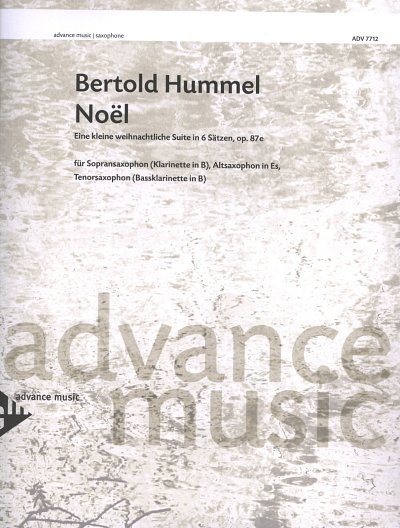 B. Hummel: Noel op. 87e, 3sax (3Sppa)