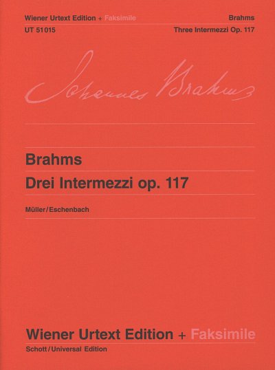 J. Brahms: Drei Intermezzi op. 117, Klav