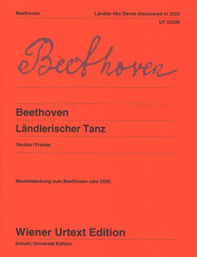 L. v. Beethoven: Ländlerischer Tanz, Klav