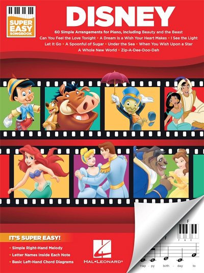 Disney - Super Easy Songbook, Klav (SB)