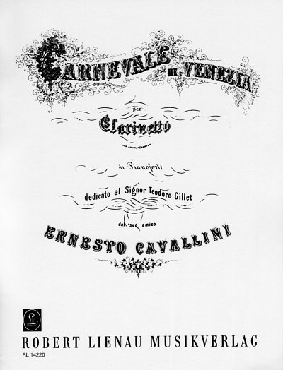 E. Cavallini: Carnevale di Venezia 
