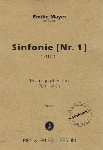 E. Mayer: Sinfonie Nr. 1 c-Moll, Sinfo (Part.)