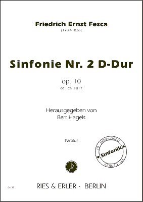 F.E. Fesca: Sinfonie 2 D-Dur op. 10, SinfOrch (Part.)