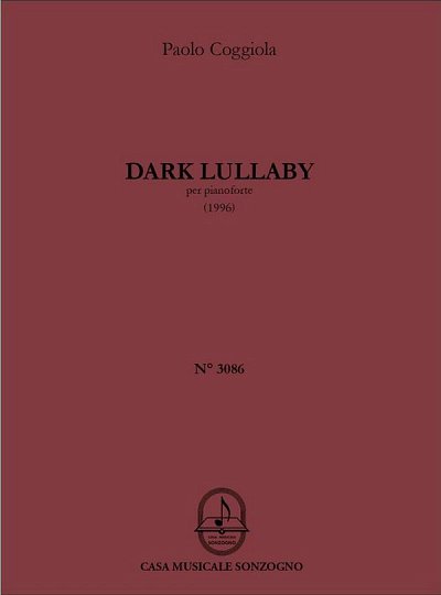 P. Coggiola: Dark lullaby, Klav