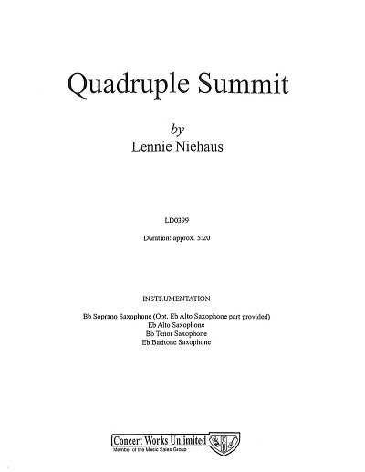 Quadruple Summit, Sax