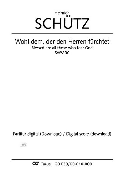 H. Schütz: Wohl dem, der den Herren fürchtet dorisch SWV 30 (1619)
