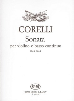 A. Corelli: Sonata op. 5/1, VlKlav (KlavpaSt)
