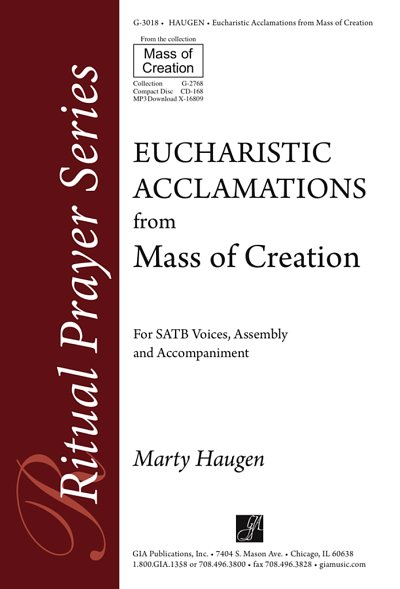 M. Haugen: Eucharistic Acclamations from Ma, Gch;Klav (Chpa)